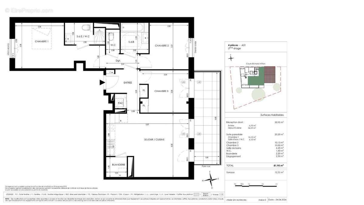 Appartement à LYON-3E