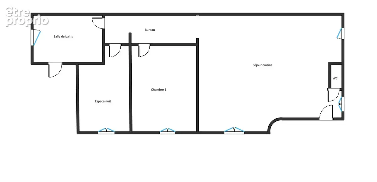 Découvrez cet appartement 3 / 4 pièces de 60 m², à rénover, idéalement situé au 5ème étage sans ascenseur - photo 11