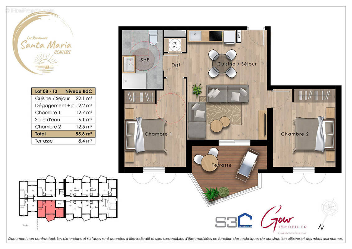 Appartement à CENTURI