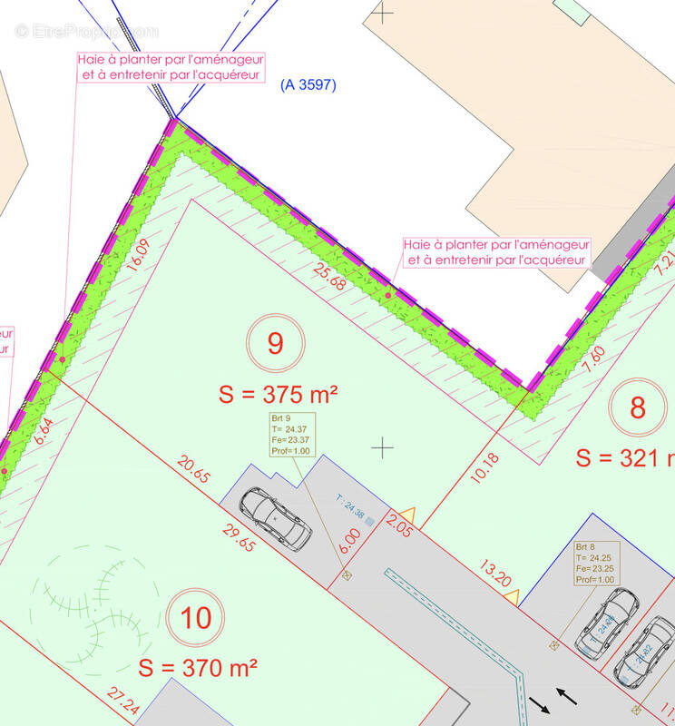 Terrain à VAUX-SUR-MER