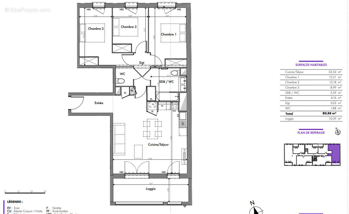 Appartement à TOULOUSE