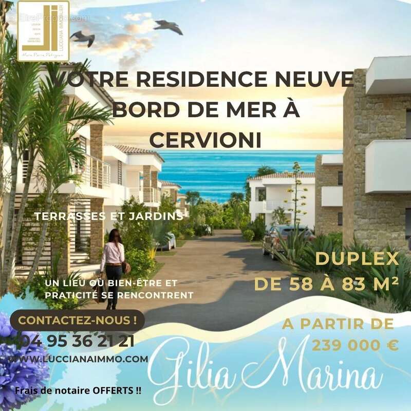 Appartement à CERVIONE