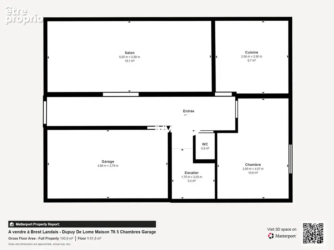 A vendre a brest landais dupuy de lome maison t6 5 chambres garage - photo 19