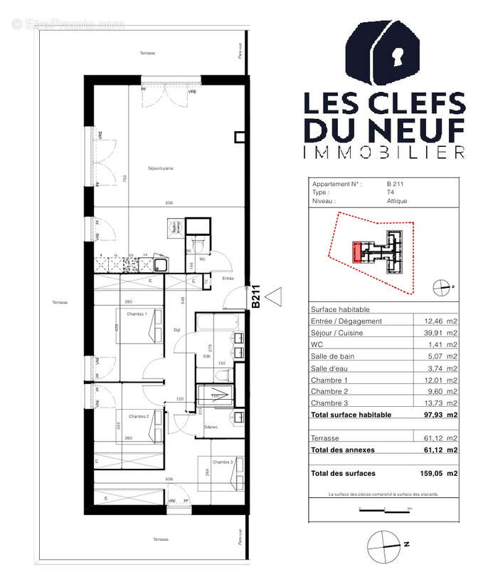 Appartement à TOURNEFEUILLE