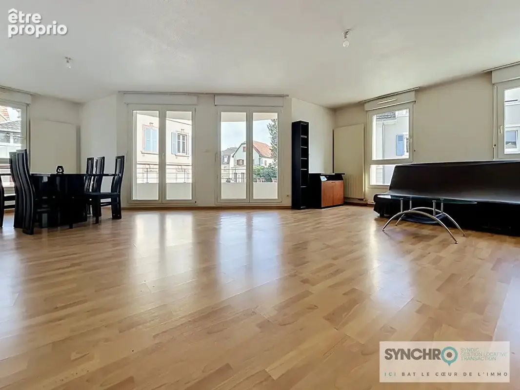 Appartement Riedisheim 3 pièces de 98 m² + grande terrasse, garage et cave - photo 2