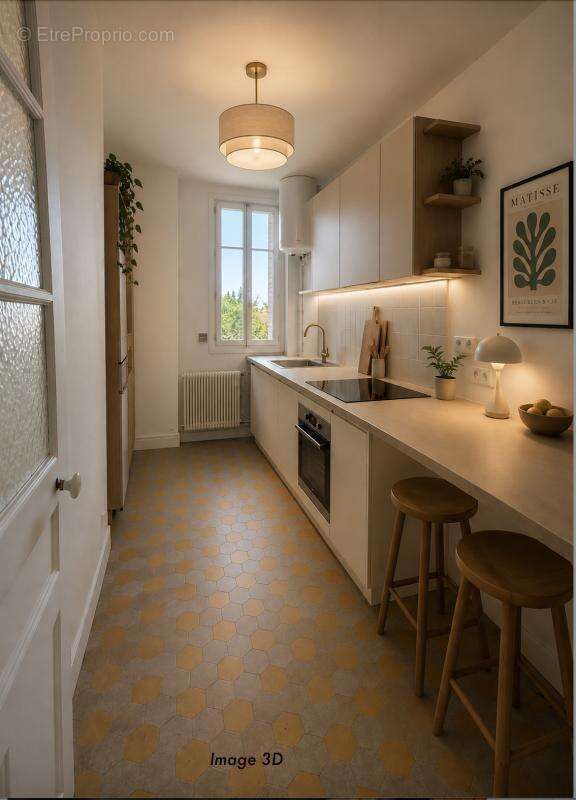 3 pièces 60 m2 / Traversant / Charme de l'ancien - photo 5