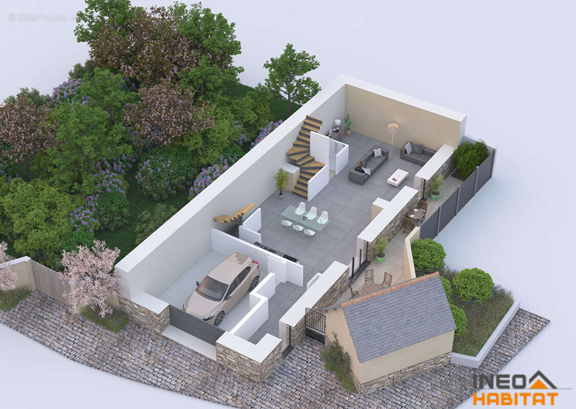 Maison à NOYAL-CHATILLON-SUR-SEICHE