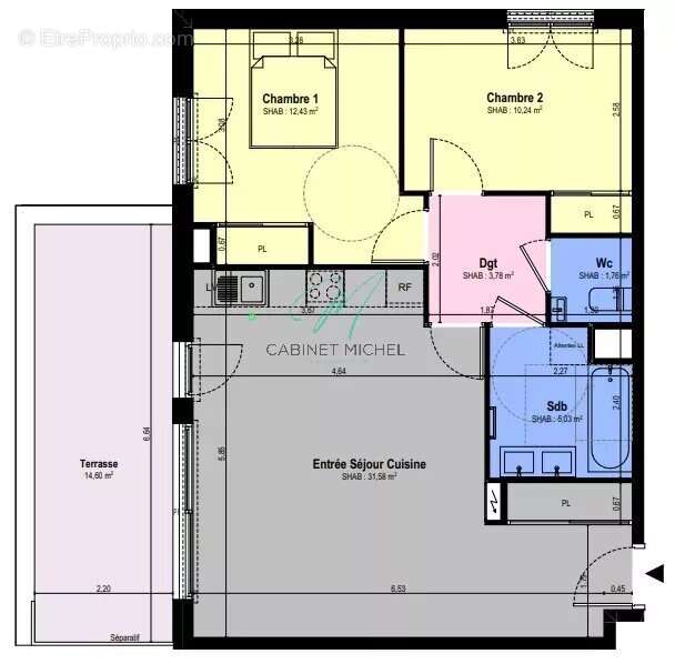 Appartement à CHATEAUNEUF-GRASSE