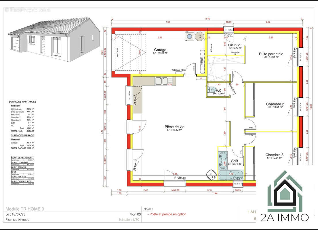 Terrain à CLERLANDE