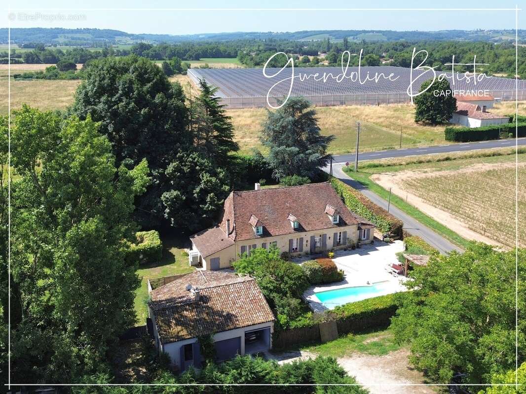 Propriété de charme en pierre avec gîte, piscine et parc arboré - LAMONZIE SAINT MARTIN (24) - photo 4