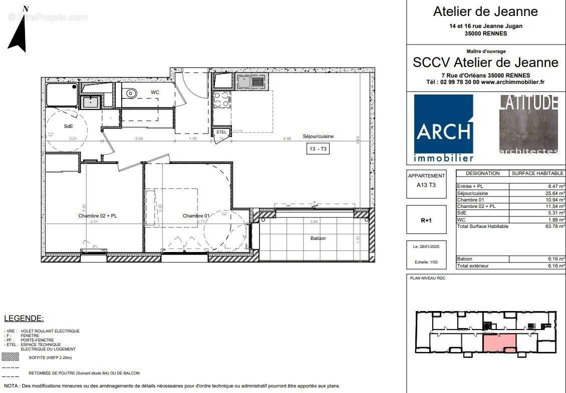 Appartement à RENNES