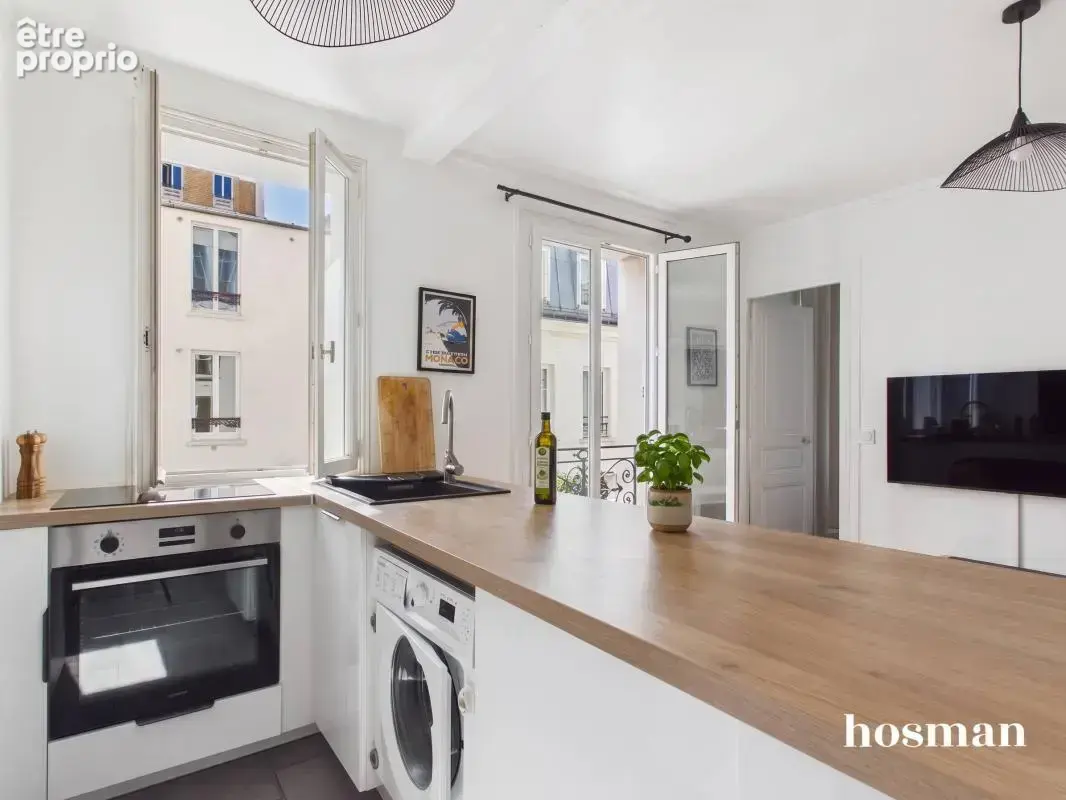 Superbe 2 pièces baigné de lumière (32 m²) - Calme sur cour - Rue de Neuilly, Clichy - photo 5