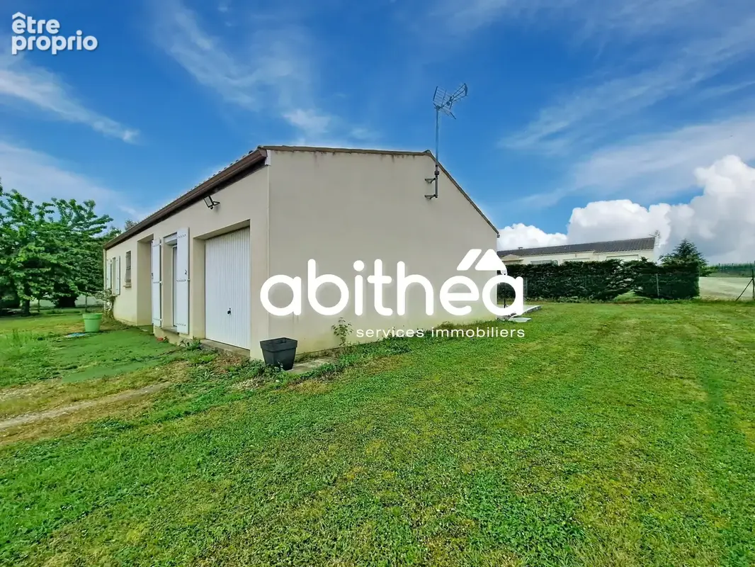 plain pied de 2 chambres  84m2 hab  1050m2 terrain  Saint André de Lidon - photo 11