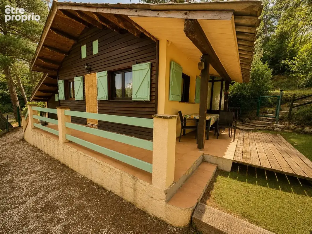 Maison bois 181 m² + maison indépendante 48 m² –  à vendre 7 pièces  ANDON (06) - photo 19