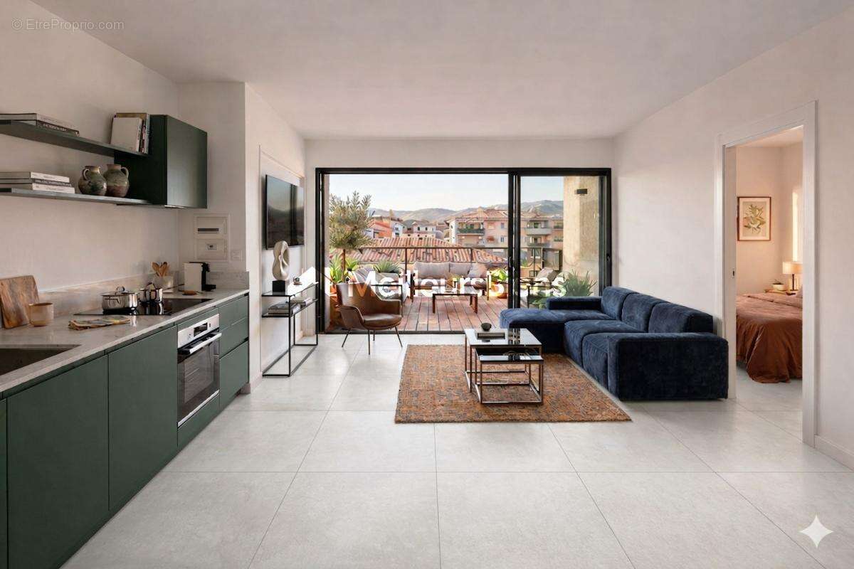 Appartement neuf 2 pièces de 50 m² avec grande terrasse au coeur d'Istres - photo 3