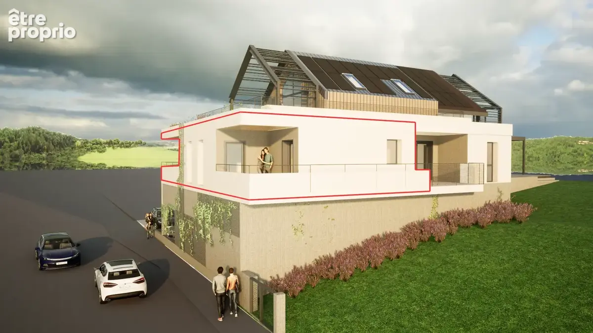 MOUXY - VEFA T4 92,14m2 avec deux terrasses - résidence neuve - photo 6