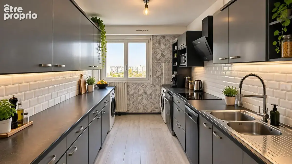 grand appartement T5 de 107m2 dans résidence calme avec 2 ba - photo 2