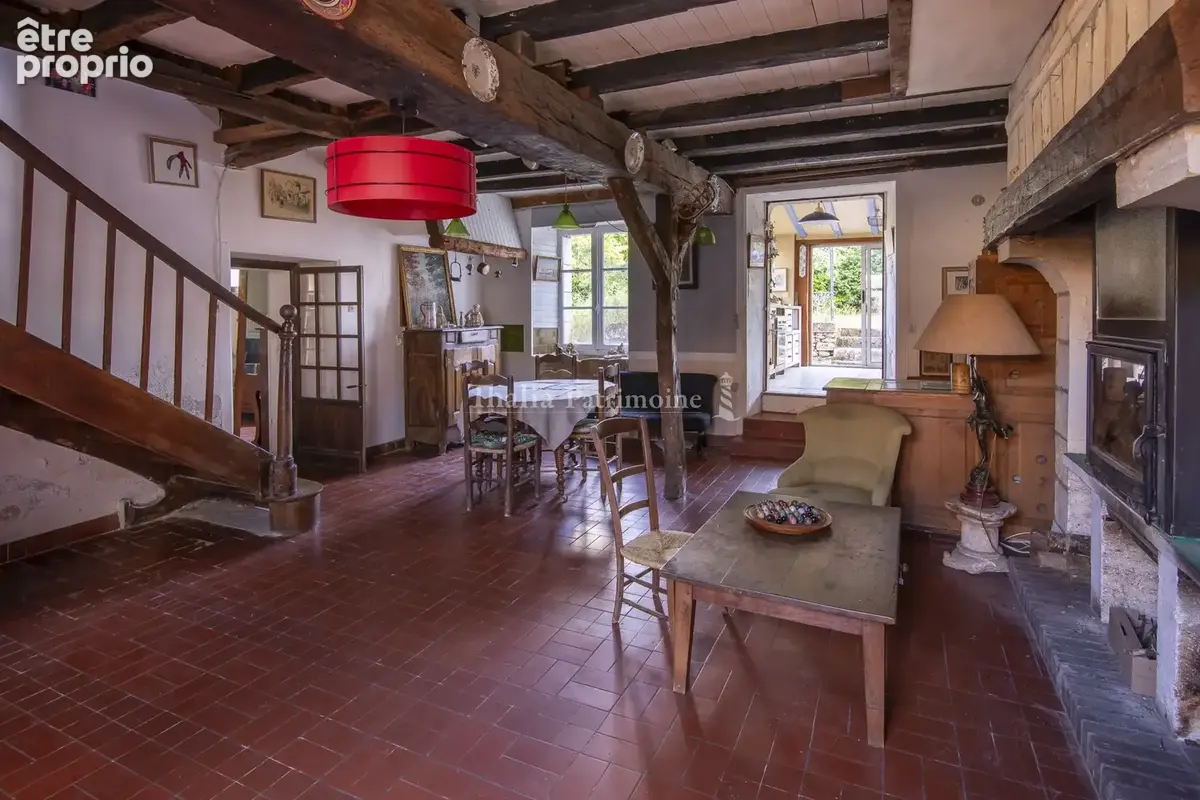 MAGNIFIQUE PROPRIETE A RENOVER   380 m2 environ -10 chambres, 1 dortoir- terrain 2ha8, dépendances - MAREUIL e - photo 15