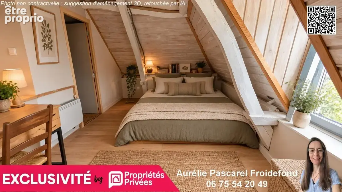 98 990 euros - voutezac (19130) - maison de village t4 d'environ 72m2, 3 chambres, avec cave et terrasse sur terrain de 205m² - photo 14