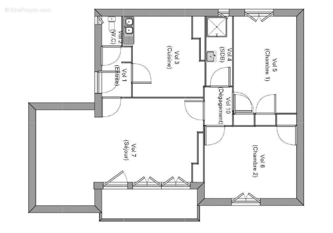 Appartement à LYON-8E