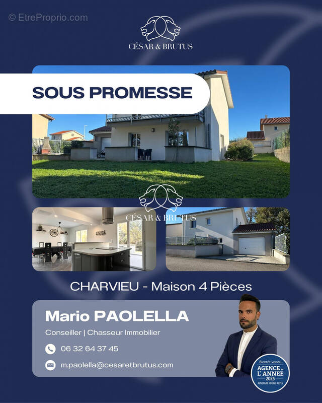 Maison à CHARVIEU-CHAVAGNEUX
