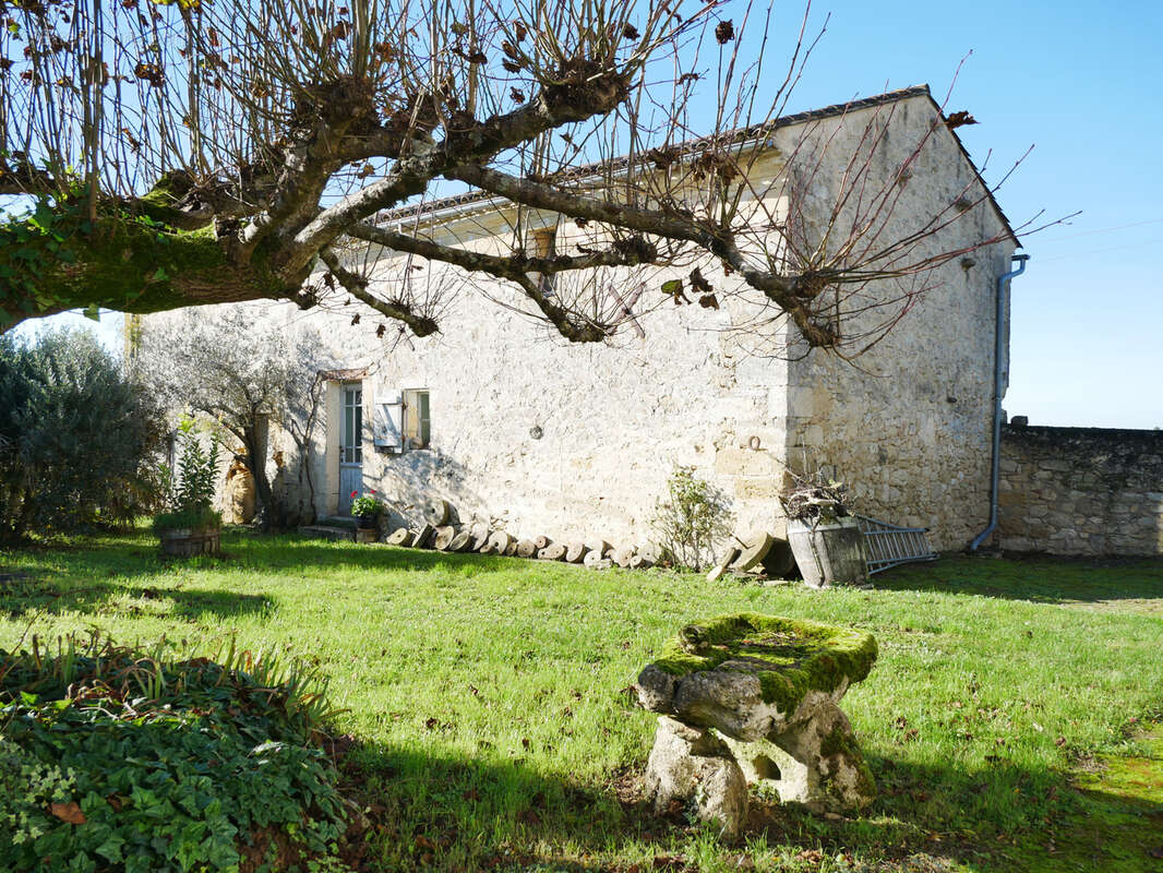 Authentique maison de caractère avec dépendances, cour en pierre et vue sur les vignobles de Saint-Émilion - photo 13