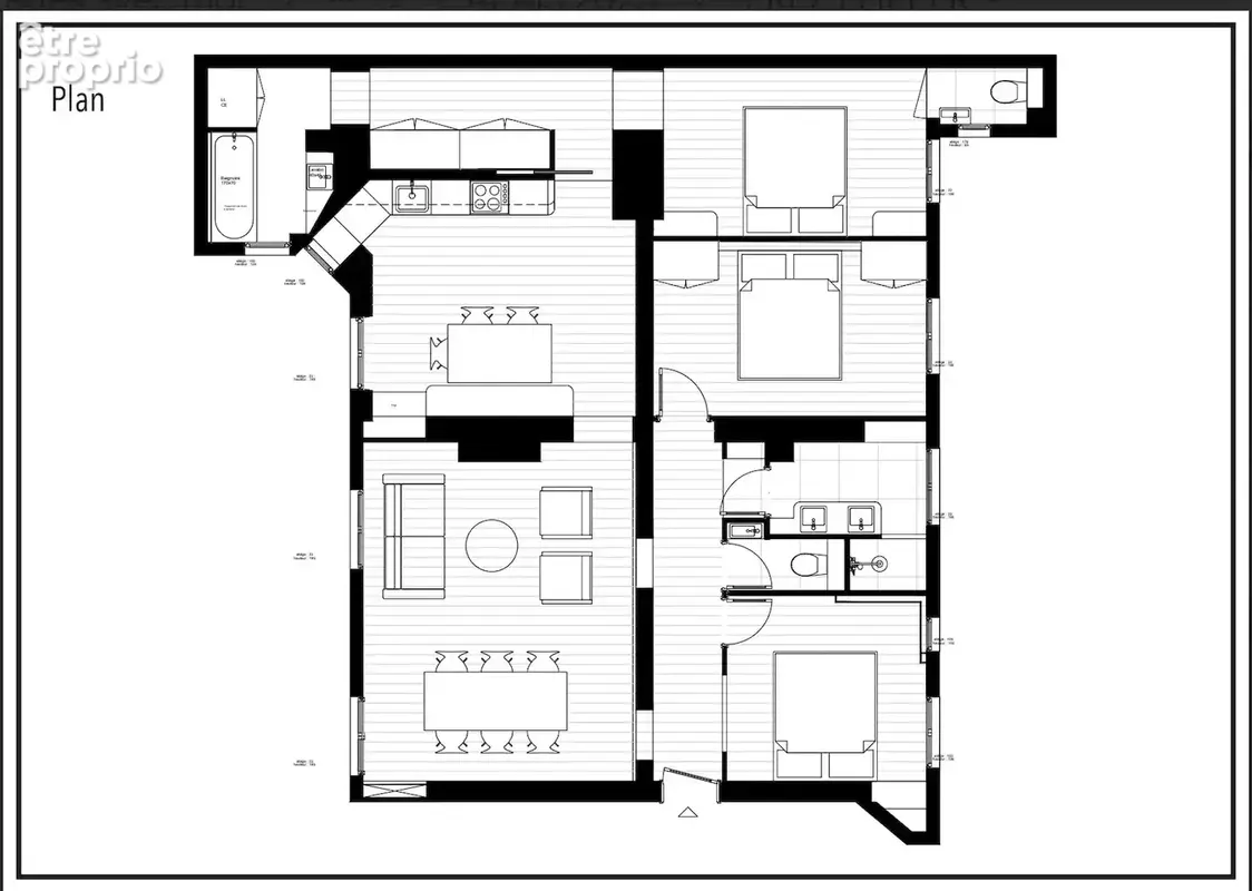 Appartement 3 chambres - rénové par architecte - photo 4