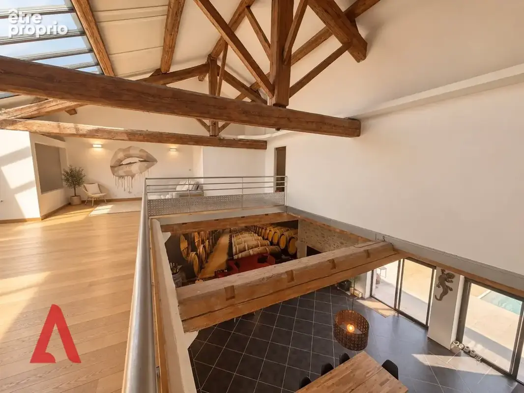 Ancienne cave viticole réinventée  265 m², piscine, 4 chambres  Sainte-Valière - photo 13