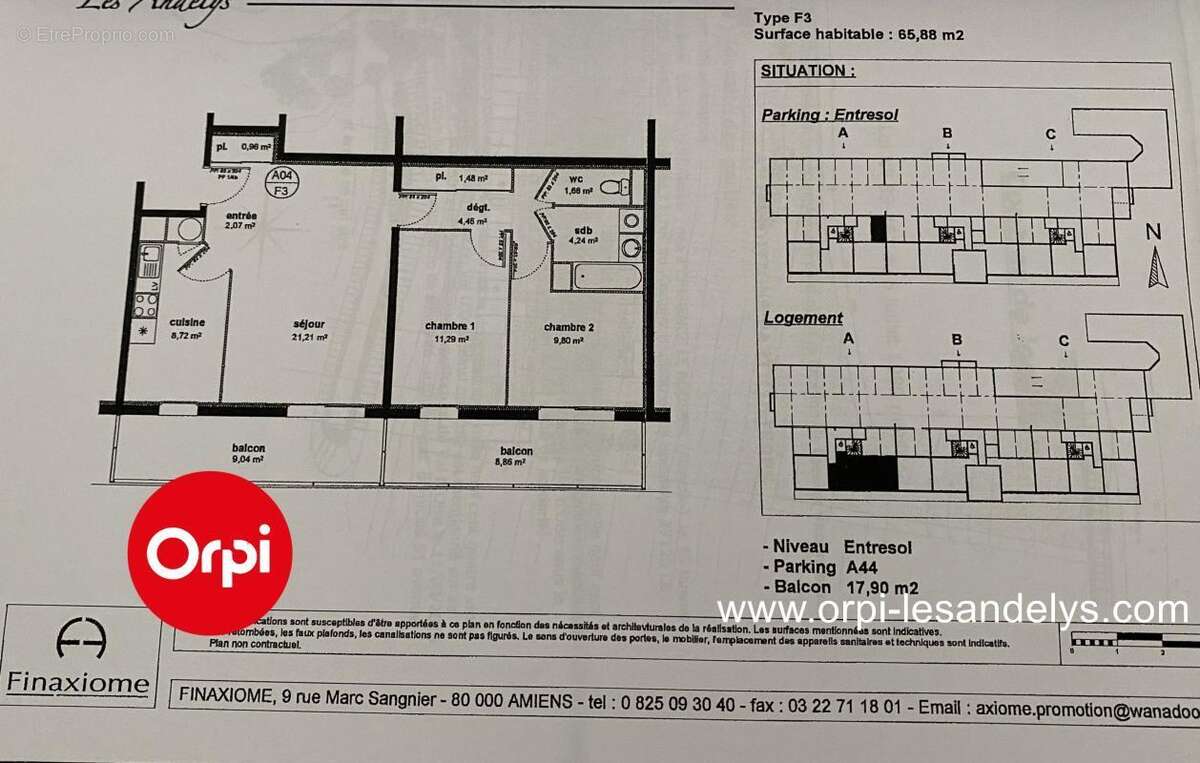Appartement à LES ANDELYS