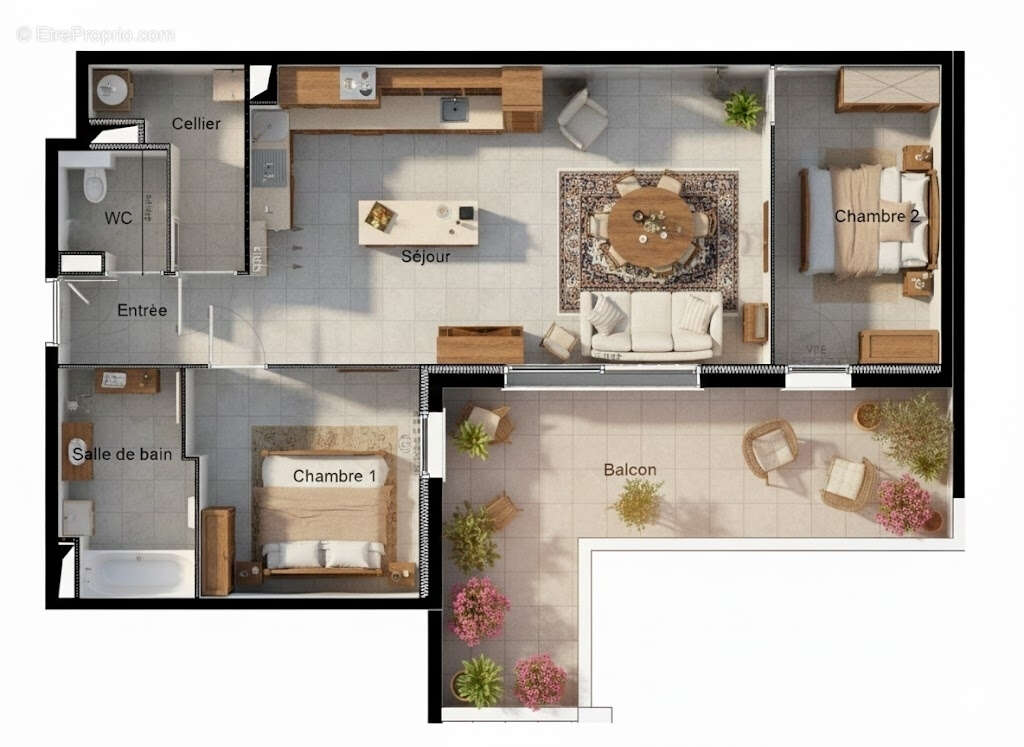 Appartement à SAUVIAN