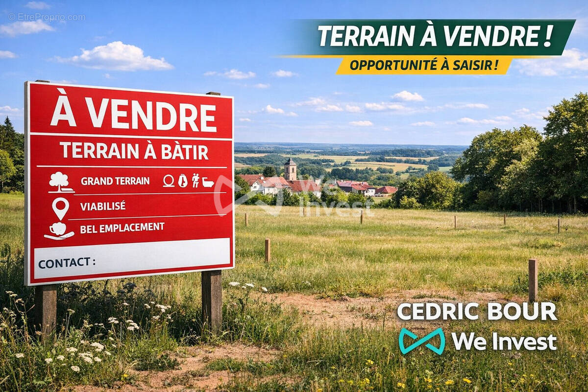 Terrain à VILLERS-CERNAY