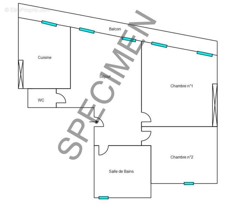 Appartement à MARSEILLE-1E