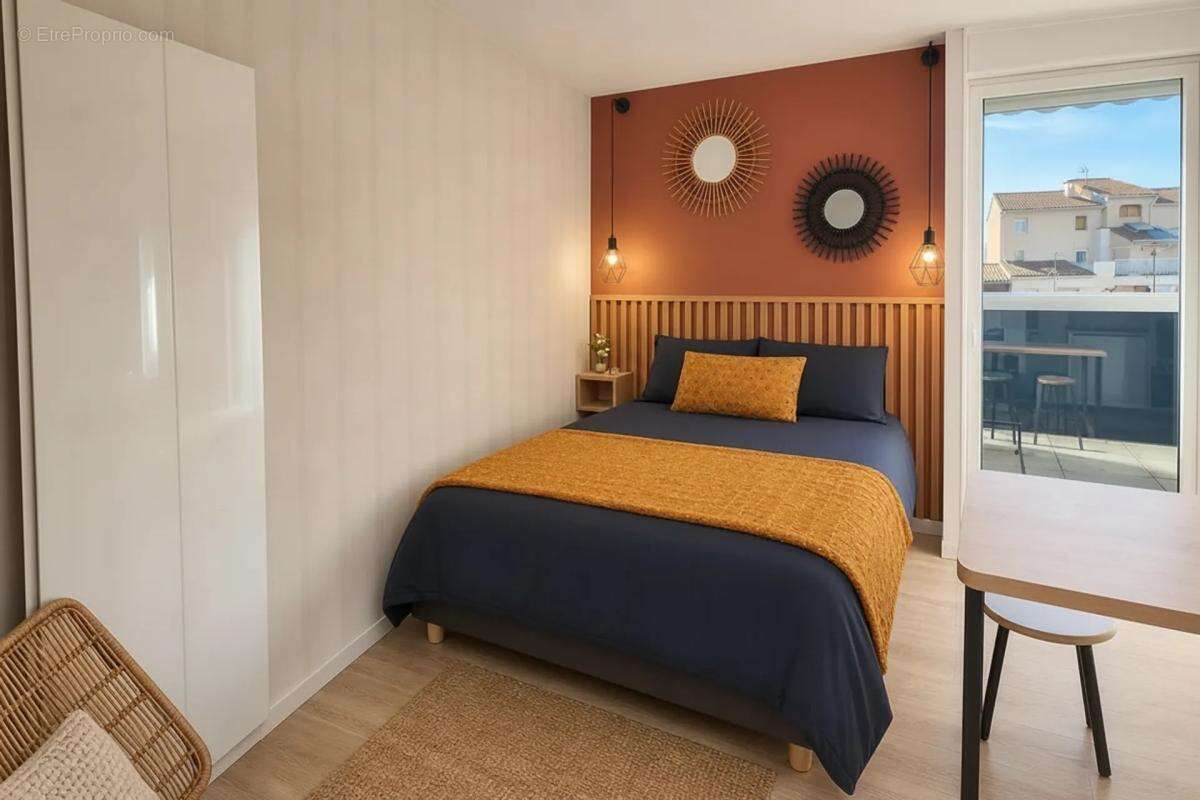 Studio 29 m² Balcon + parking - photo 5