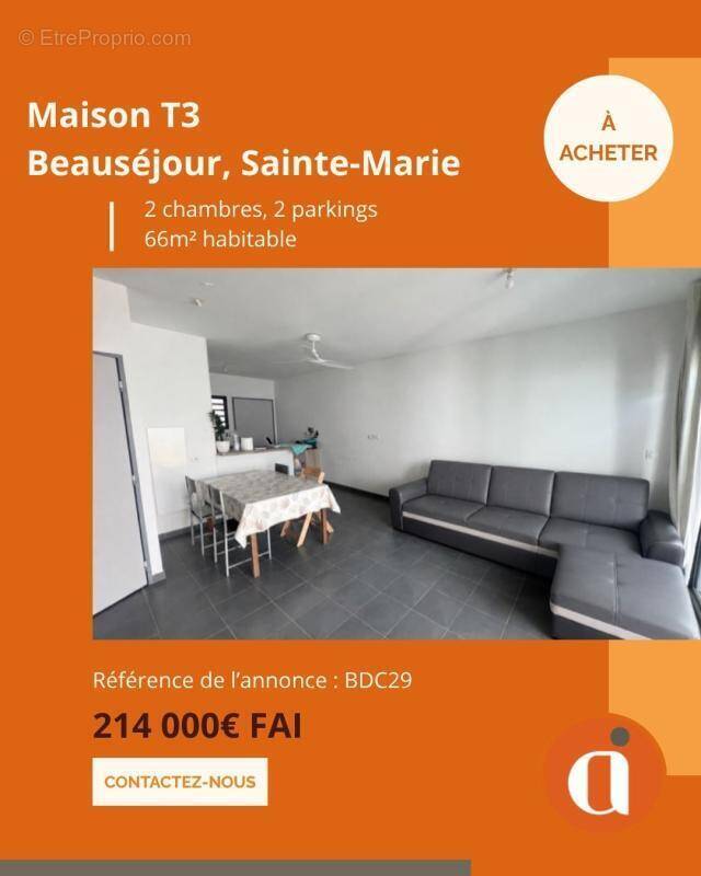 Appartement à SAINTE-MARIE