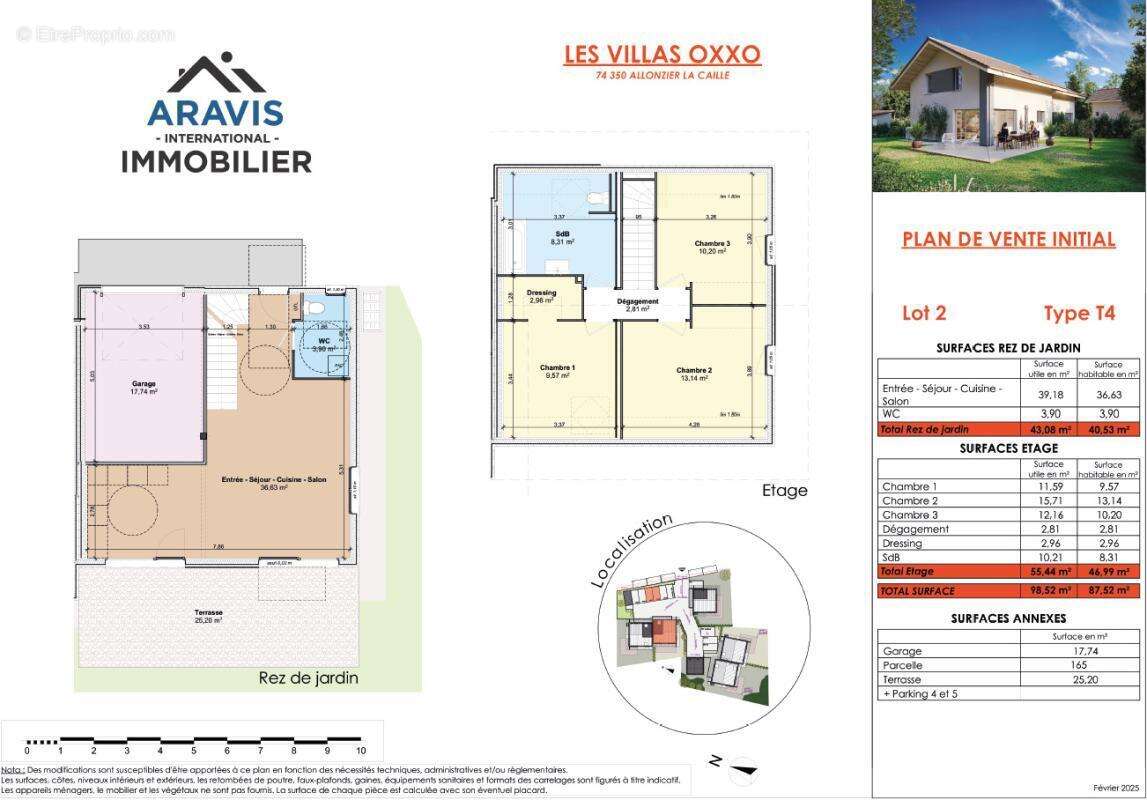 Villa contemporaine de 98 m2 avec jardin & garage - photo 9