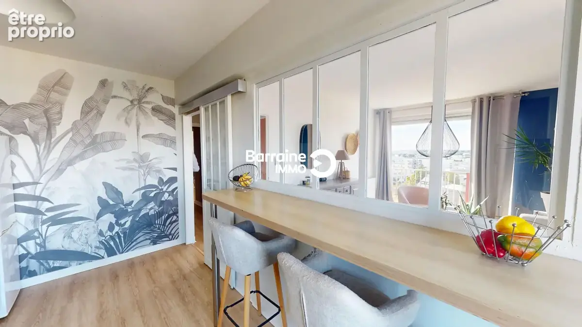 A Vendre Brest Kerichen Appartement T3 60m² 2 Chambres Ascenseur Stationnement Balcon Vue Dégagée - photo 17