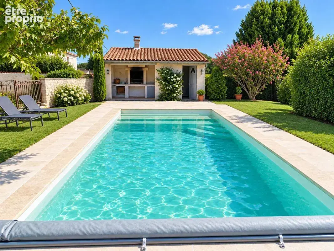 Maison VAL DE COGNAC 8 pièces, 4 chambres, avec piscine et jardin clos - photo 9