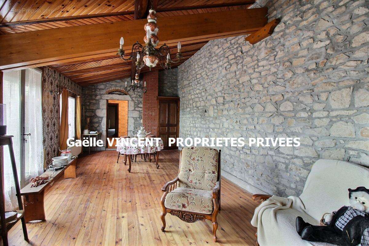 PELUSSIN CENTRE 42410 Maison  de village en pierres avec extérieur 134m² 3 chambres - photo 3