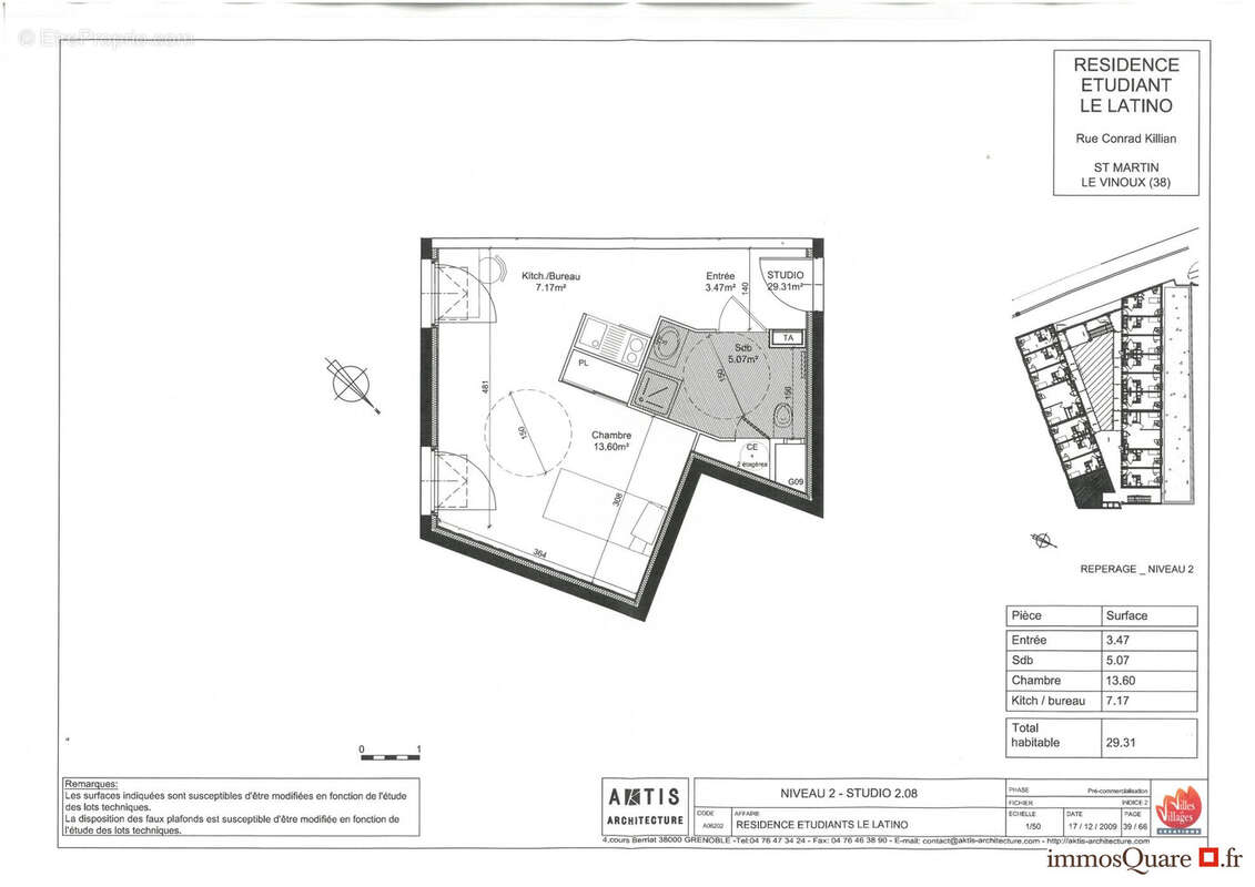 Appartement à SAINT-MARTIN-LE-VINOUX
