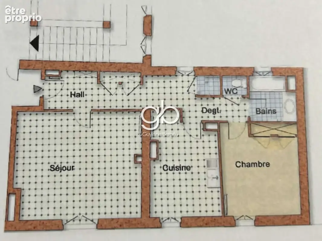 Appartement à vendre béziers - t2 de 66,22 m2 - hôtel particulier centre historique - photo 3