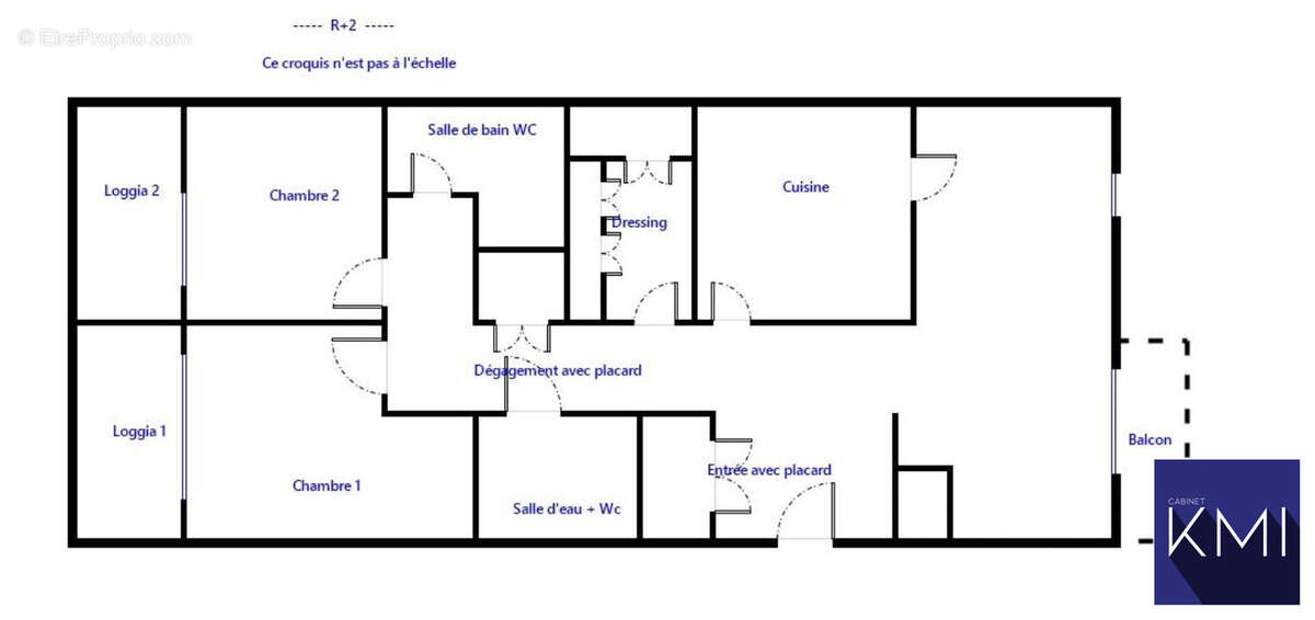 Appartement à PARIS-18E