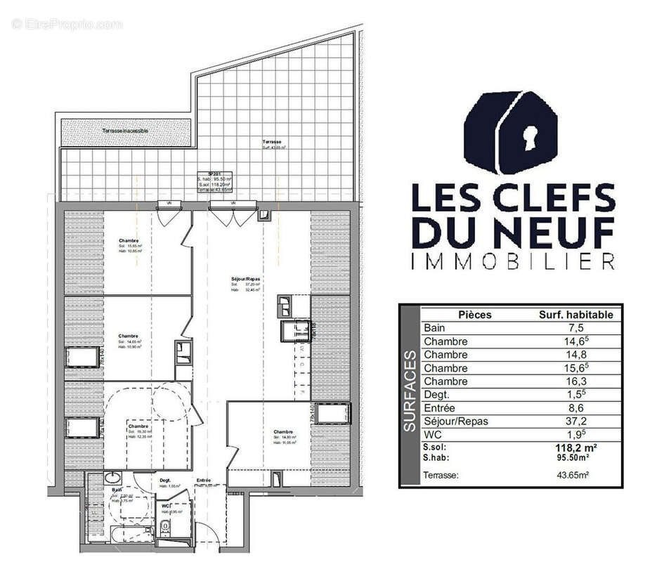 Appartement à ESCALQUENS