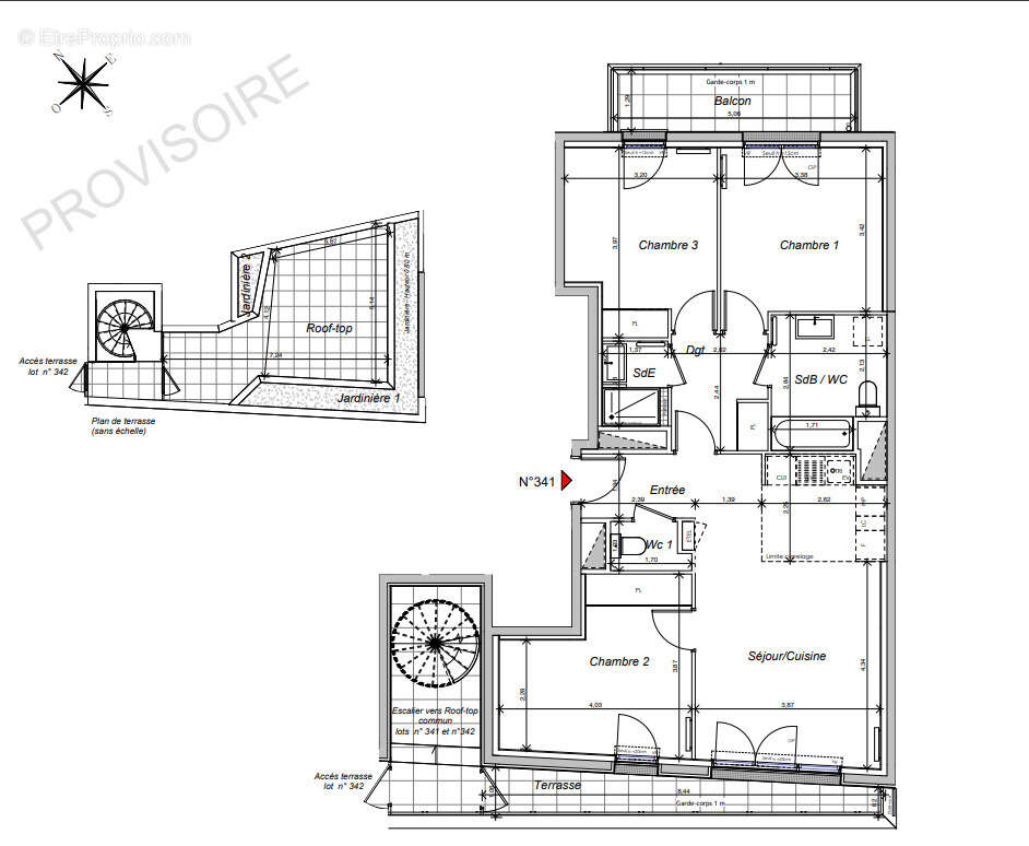 Appartement 4p - chatenay-mallabry - photo 2