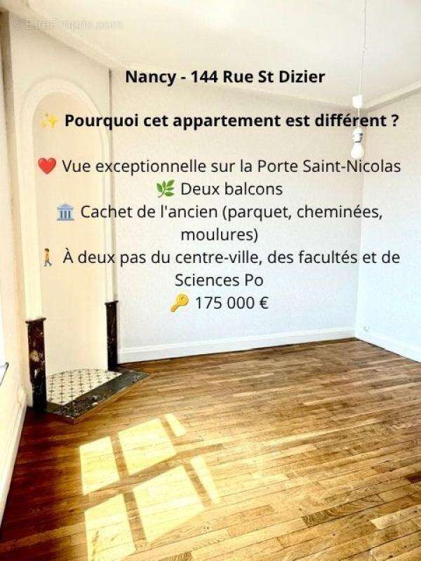 Appartement à NANCY