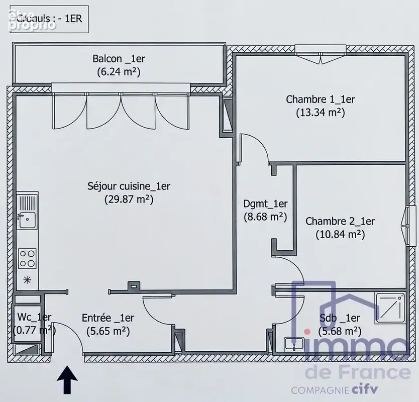 Appartement 74 m² à Le Puy-En-Velay  - photo 6