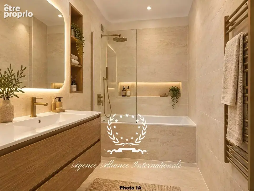 Cannes – 3 pièces • plein sud • terrasse • beau potentiel - photo 12