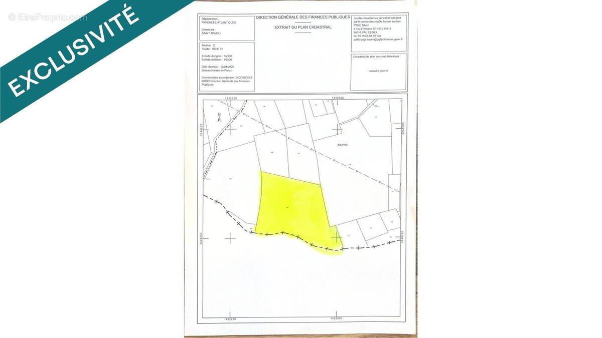 Photo 1 - Terrain à SAINT-CASTIN