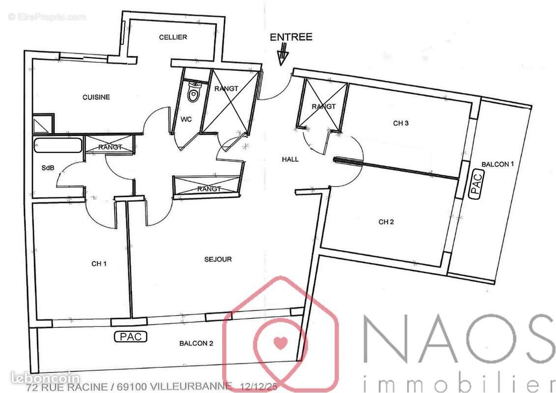 Appartement à VILLEURBANNE
