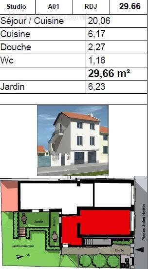 Appartement à LYON-3E