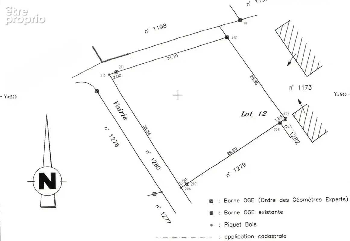 Terrain constructible viabilisé de 1 017 m² - photo 5